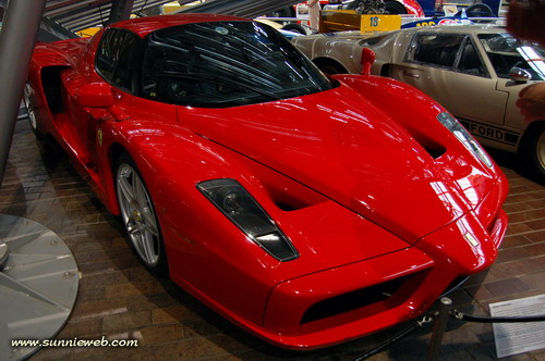 Enzo Ferrari was built in 2002 using Formula One technology and typically 